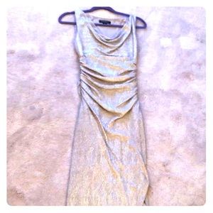Prom Dress! Ralph Lauren Gold Maxi (4 Petite)